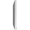 Ekena Millwork Vertical Surface Mount PVC Gable Vent w/ 2"W x 2"H , Brickmould Sill Frame, 28"W x 26"H GVPVE28X2603SN - alternate 4